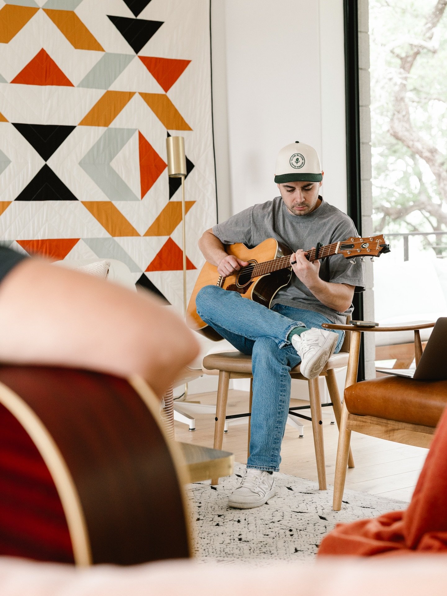 Josh Bissell writing music